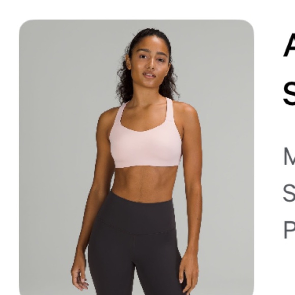 Pink Sports Bra - Adapt and Align Bra